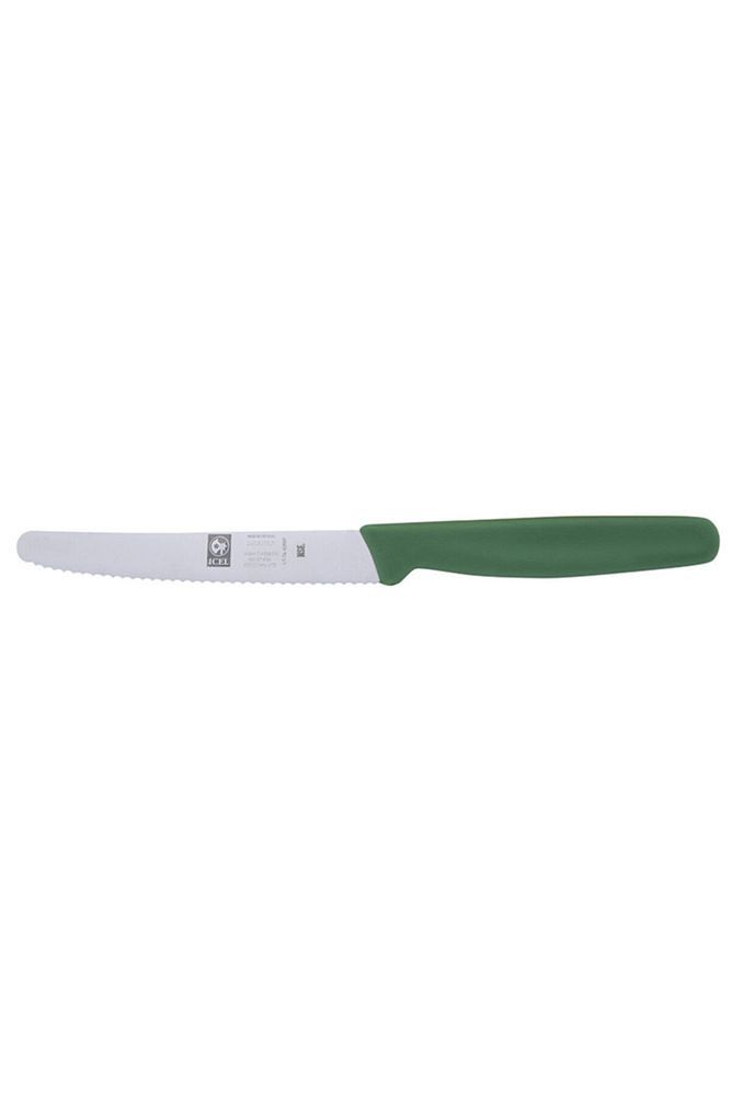 Biftek Bıçağı 12cm Dişli Yeşil