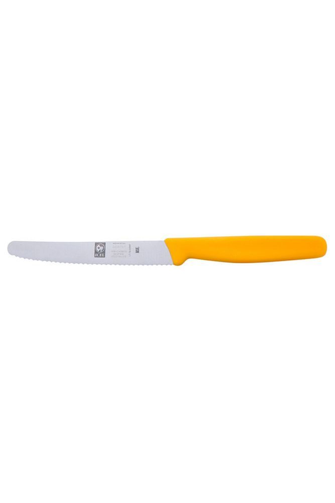 Biftek Bıçağı 11cm Dişli Sarı