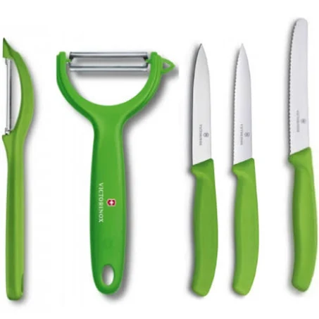 VICTORINOX Yeşil 5 Li Soyma Ve Soyacak Seti