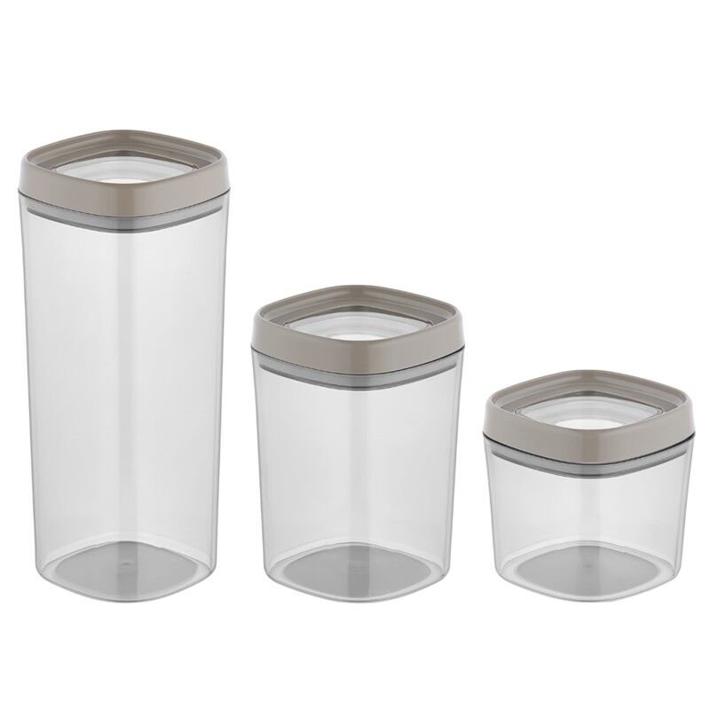 Ceronni Bonny Erzak Saklama Kabı 3lü Set 1,8Lt - 1Lt - 600Ml