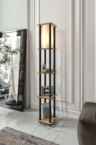 Ravilo Estantes Kare Dekoratif Raflı Lambader