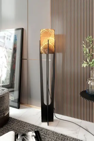 Ravilo Minimalist Siyah Lambader