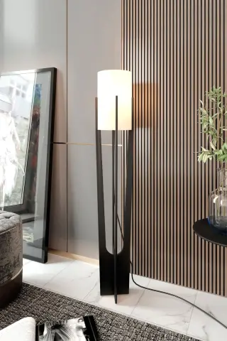 Ravilo Minimalist Siyah Lambader