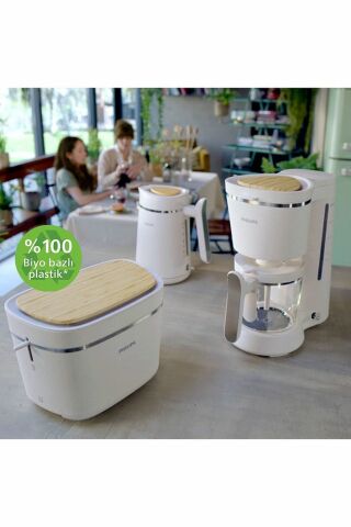 Çevre Dostu Mutfak Serisi Ekmek Kızartma Makinesi, 2 Yuvalı, 8 Ayarlı, 830W, Krem, HD2640/10