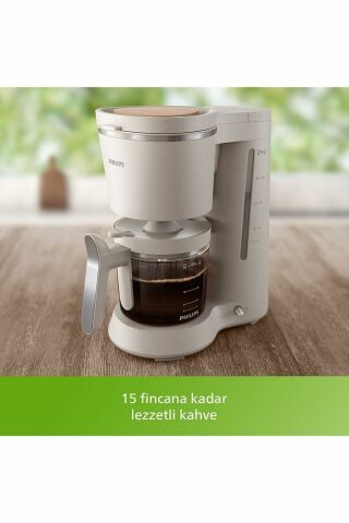 Çevre Dostu Mutfak 5000 Serisi Filtre Kahve Makinesi, 1.2L Kapasite, Krem, HD5120/00