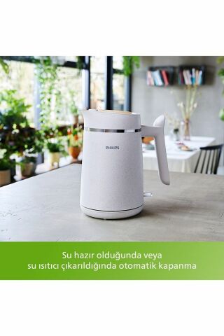 Çevre Dostu Mutfak 5000 Serisi Su Isıtıcısı, 1.7L Kapasite, 2200W, Krem, HD9365/10
