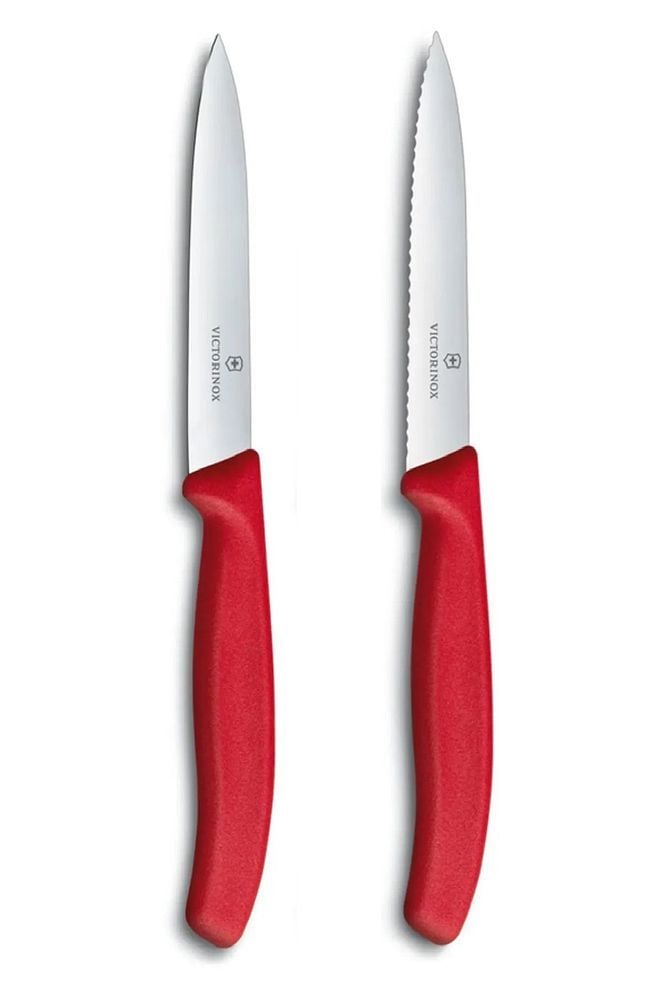 Victorinox Kırmızı Bıçak Seti 2 Li 10 Cm