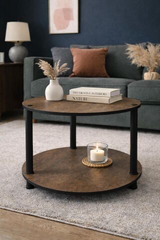 Ravilo Luna Yuvarlak Orta Sehpa