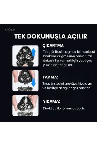 Blackstone Max Siyah Çift Yönlü Kavisli Bıçaklı Şarjlı Islak-Kuru Tıraş Makinesi