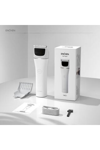 Boost 2 Beyaz Taşınabilir Şarjlı Saç Kesim Makinesi