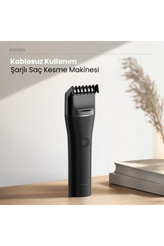 Boost 2 Siyah Taşınabilir Şarjlı Saç Kesim Makinesi