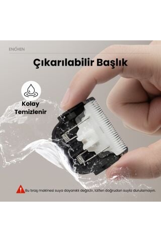 Boost 2 Siyah Taşınabilir Şarjlı Saç Kesim Makinesi