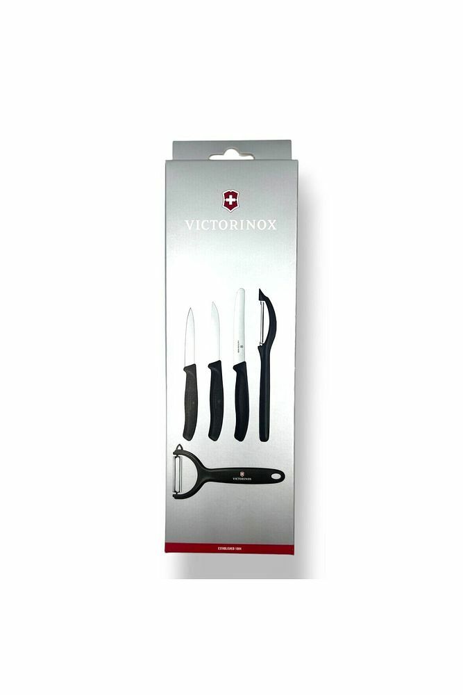 VICTORINOX Siyah 5 Li Soyma Ve Soyacak Seti