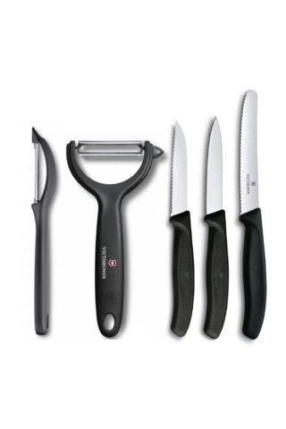VICTORINOX Siyah 5 Li Soyma Ve Soyacak Seti