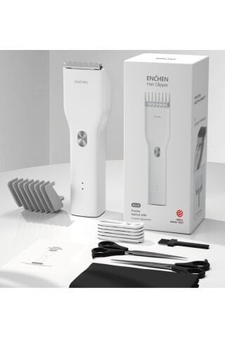 Boost Beyaz Taşınabilir Şarjlı Saç Kesim Seti