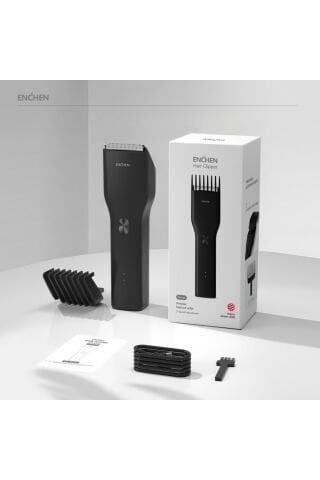 Boost Siyah Taşınabilir Şarjlı Saç Kesim Makinesi