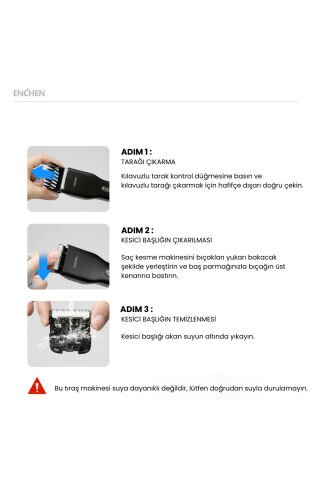 Boost Siyah Taşınabilir Şarjlı Saç Kesim Makinesi