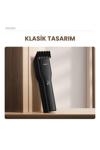 Boost Siyah Taşınabilir Şarjlı Saç Kesim Makinesi