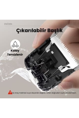 Boost Siyah Taşınabilir Şarjlı Saç Kesim Makinesi