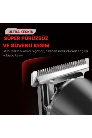 Beardo Çok Fonksiyonlu Tüm Vücut İçin Uygun Şarjlı Saç ve Tıraş Makinesi
