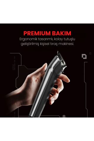 Beardo Çok Fonksiyonlu Tüm Vücut İçin Uygun Şarjlı Saç ve Tıraş Makinesi