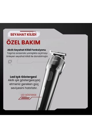 Beardo Çok Fonksiyonlu Tüm Vücut İçin Uygun Şarjlı Saç ve Tıraş Makinesi