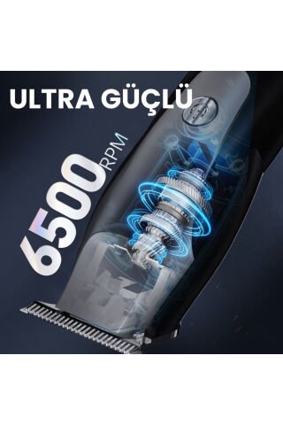 Humming Bird Siyah Hassas Kesim Şarjlı Saç ve Tıraş Makinesi