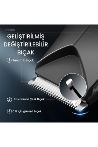 Spark 2 Led Işıklı Şarjlı Çok Fonksiyonlu Saç ve Tıraş Makinesi