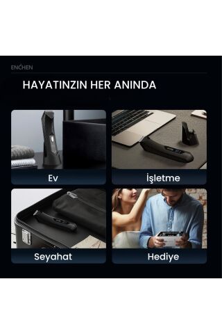 Spark 2 Led Işıklı Şarjlı Çok Fonksiyonlu Saç ve Tıraş Makinesi