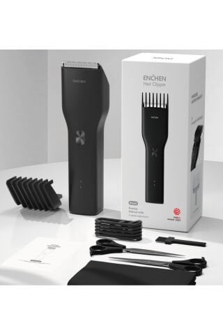 Boost Siyah Taşınabilir Şarjlı Saç Kesim Seti