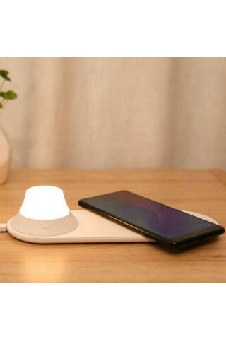Kablosuz Şarj Cihazı Gece Lambası Ylyd08yı