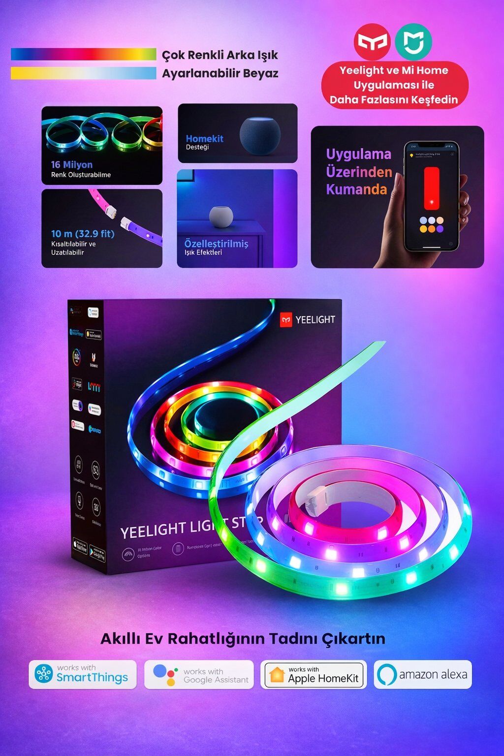 Led Işık Şeridi Pro (2m)