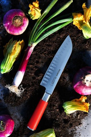 RedSpirit Oluklu Santoku Bıçağı