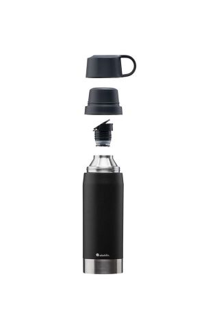 Citypark Thermavac Çift Bardaklı Çelik Termos 1.1 Lt Black
