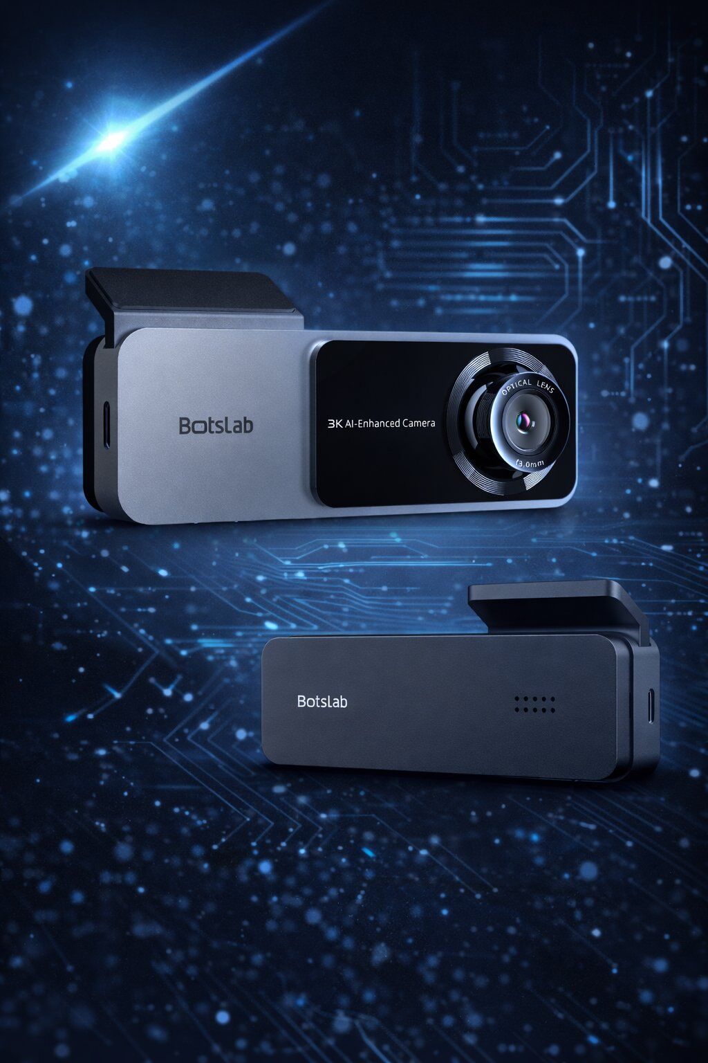 HK50 3k Qhd Wifi 150° Ultra Geniş Açı Gece Görüşlü Akıllı Araç Kamera (2025)