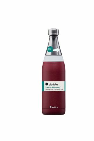 Fresco Thermavac Water Bottle 0.6l Burgundy Red Unisex Matara