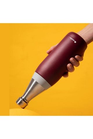 Fresco Thermavac Water Bottle 0.6l Burgundy Red Unisex Matara