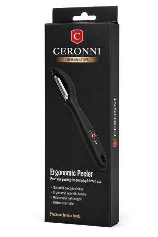 Sebze Ve Meyve Soyacağı Siyah Premium Series