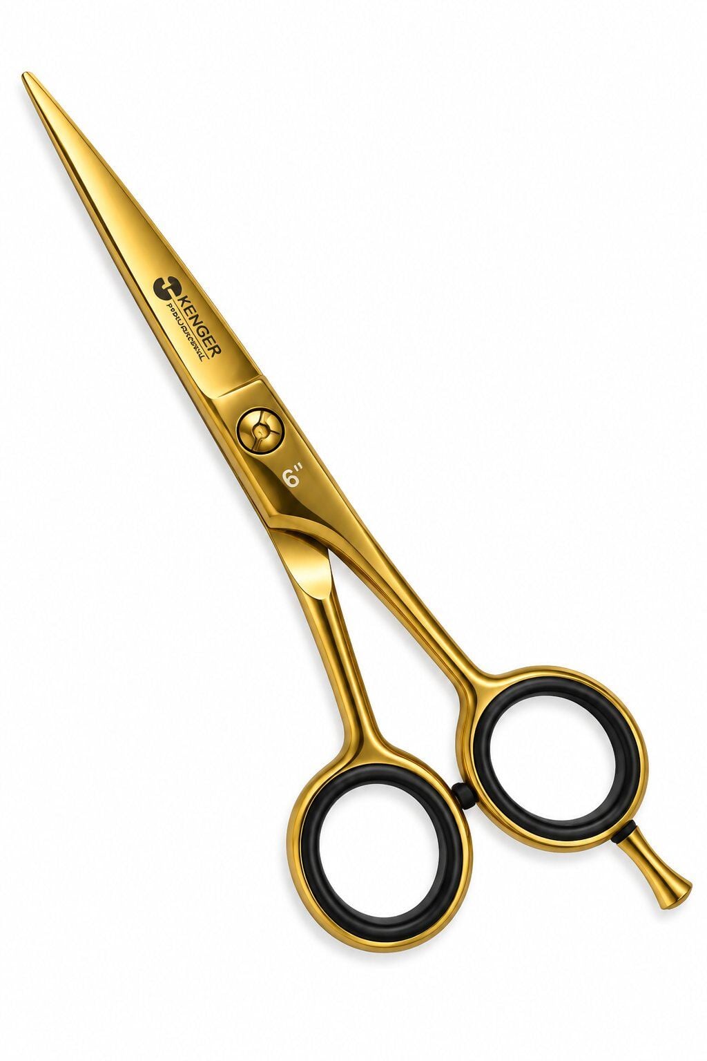 Kenger Professional Berber Makası 6” – Gold Profesyonel Saç Kesim Makası