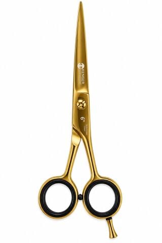 Kenger Professional Berber Makası 6” – Gold Profesyonel Saç Kesim Makası