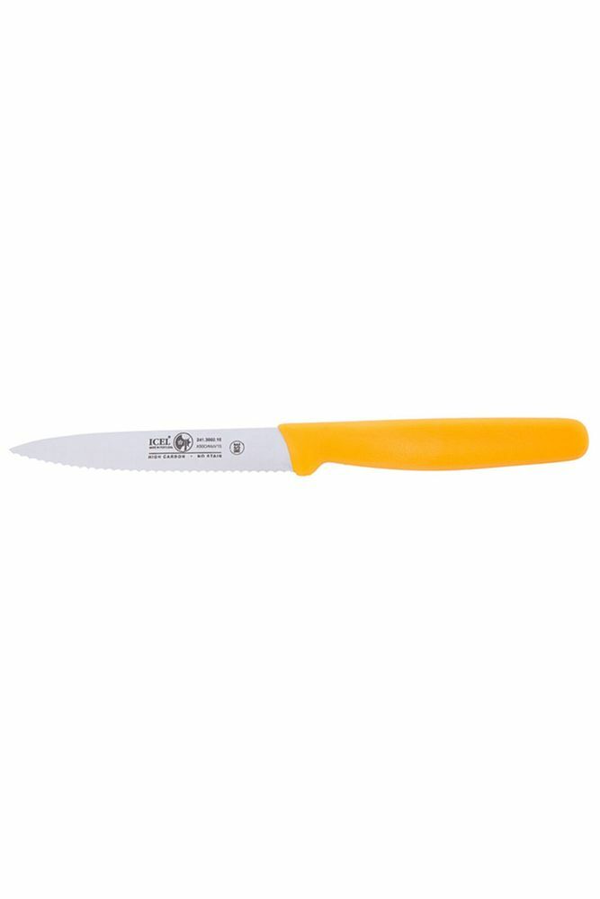 Soyma Bıçağı 10cm Dişli Sarı