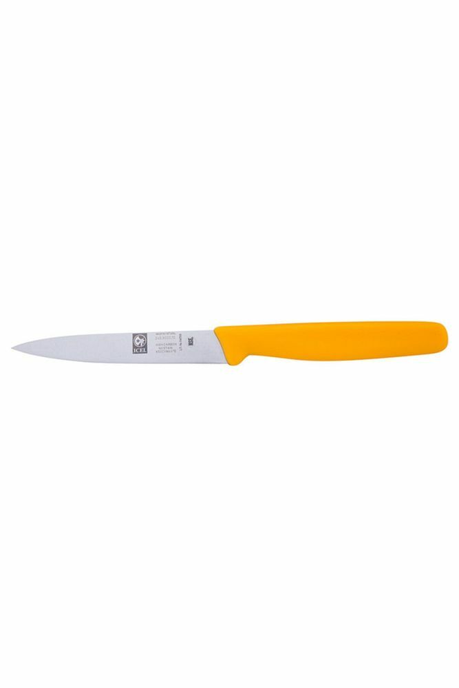Soyma Bıçağı 10cm Düz Sarı