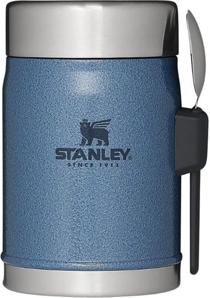Stanley Klasik Paslanmaz Çelik Yemek Termosu Kaşıklı 0,40 LT Koyu Mavi