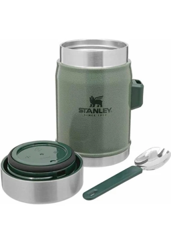 Stanley Klasik Paslanmaz Çelik Yemek Termosu Kaşıklı 0,40 LT Yeşil