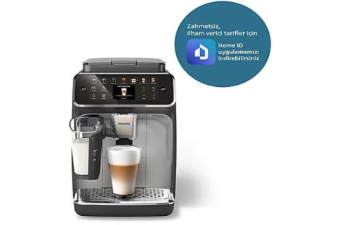 Philips LatteGo Tam Otomatik Espresso Makinesi, 12 Sıcak ve Soğuk İçecek, Silent Brew, EP4446/70