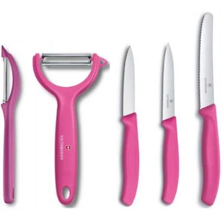 VICTORINOX Pembe 5 Li Soyma Ve Soyacak Seti