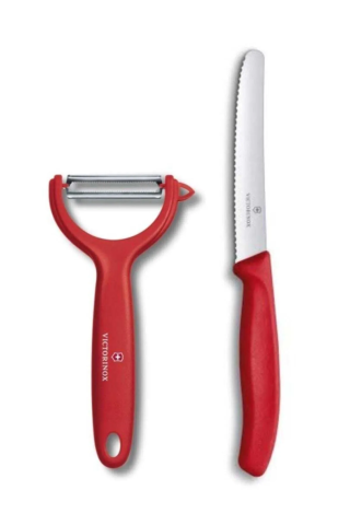 VICTORINOX 2li Set - Dik Soyacak Ve 11 Cm Bıçak