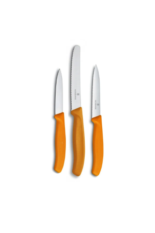 VICTORINOX Turuncu Swiss Classic Turuncu Soyma Seti Paslanmaz Çelik