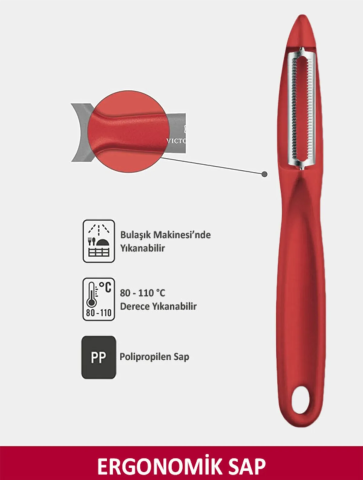 VICTORINOX SwissClassic 3'lü Soyacak Seti (Patates-Meyve,Sebze-Domates,Kivi)