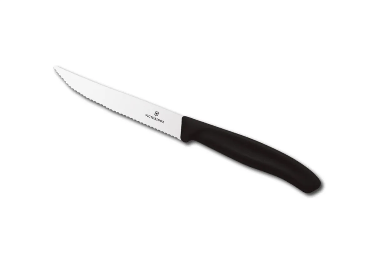 VICTORINOX Siyah Dişli Sebze Soyma Bıçağı 11 Cm 6.7233.20